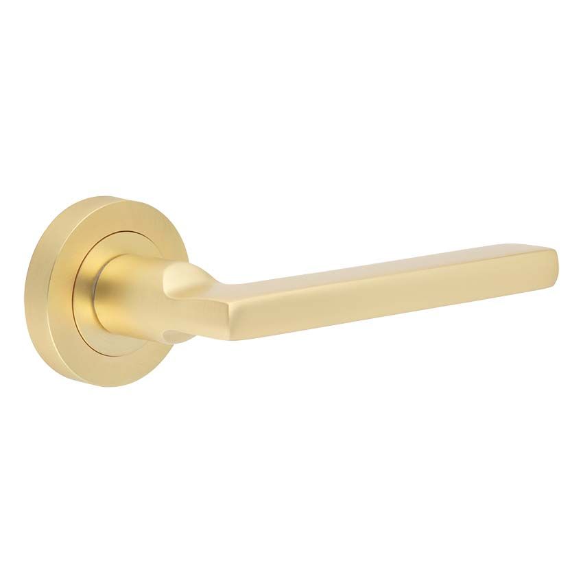 Picture of Jet Door Handle in Satin Brass - JV600SB