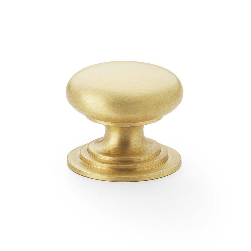 Picture of Waltz Round Cupboard Knob on Stepped Rose - AW825-SB