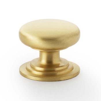 Picture of Waltz Round Cupboard Knob on Stepped Rose - AW825-SB