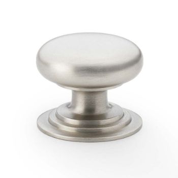 Picture of Waltz Round Cupboard Knob on Stepped Rose - AW825-SN