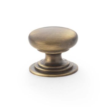 Picture of Waltz Round Cupboard Knob on Stepped Rose - AW825-AB