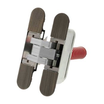 Picture of AGB Eclipse 3.2 Heavy Duty Self Closing Concealed Hinge In Matt Antique Brass - AGBH32SHDMAB