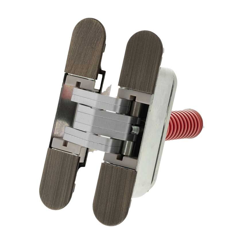 Picture of AGB Eclipse 3.2 Heavy Duty Self Closing Concealed Hinge In Matt Antique Brass - AGBH32SHDMAB