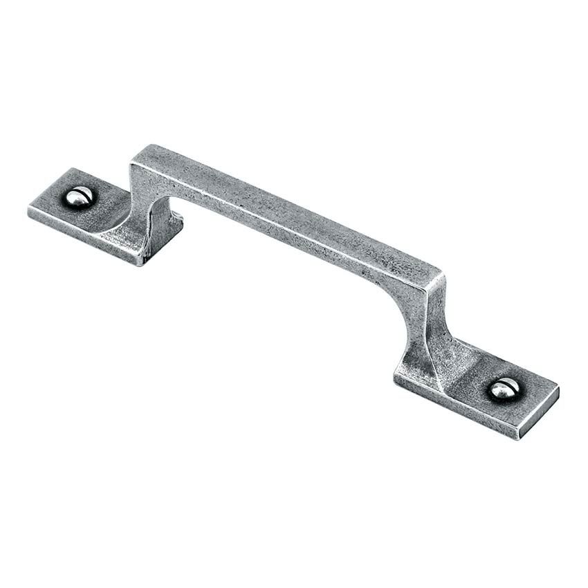 Newton small pewter cabinet pull handle - FD524