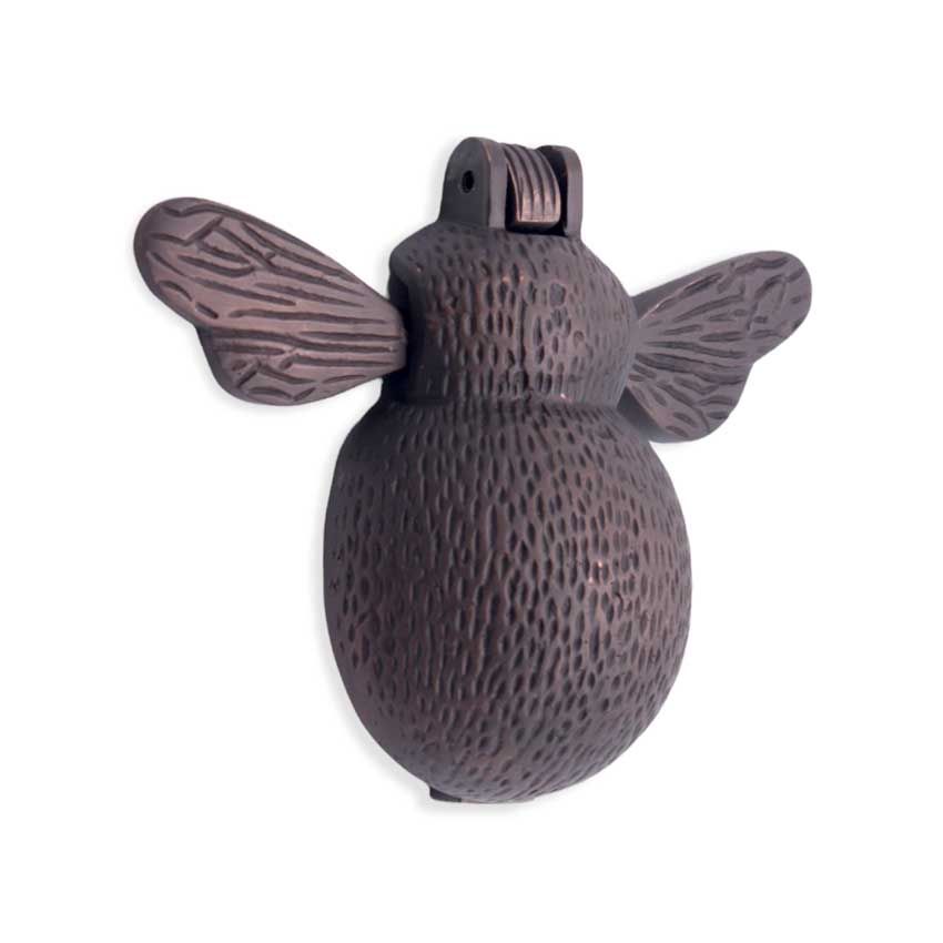 Picture of Bumble Bee Door Knocker In Aged Bronze - SB4111ABZ