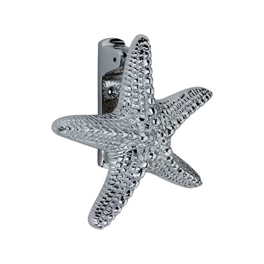 Picture of Starfish Door Knocker In Polished Chrome - SB4112PC