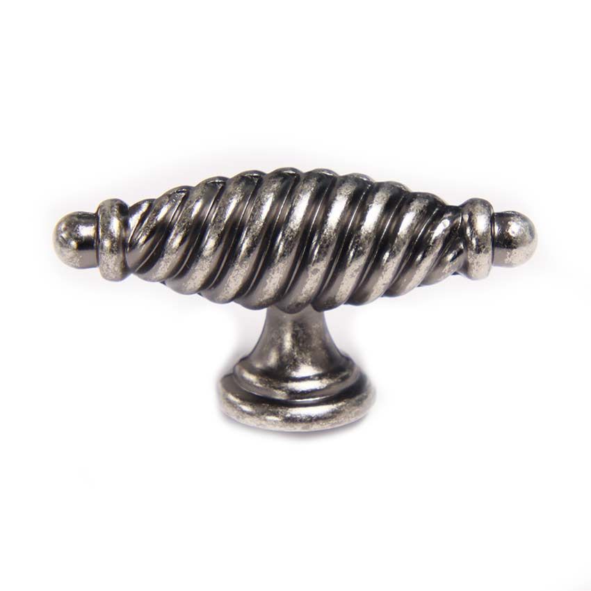 Picture of Twist Cabinet Door Knob In Antique Pewter Finish - 11920900