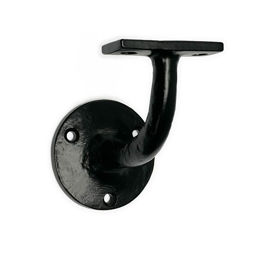 Picture of Cast Iron Handrail Bracket in Black - JAB91