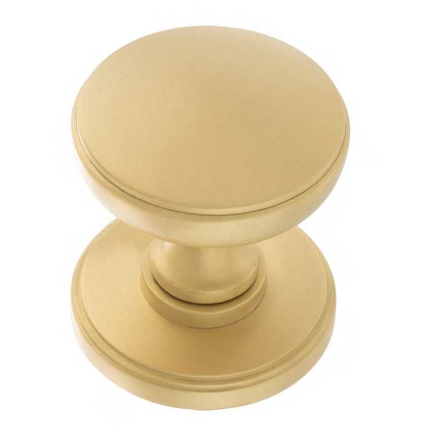 Picture of Edison Satin Brass Domed Mortice Knob - MH400DMKSB