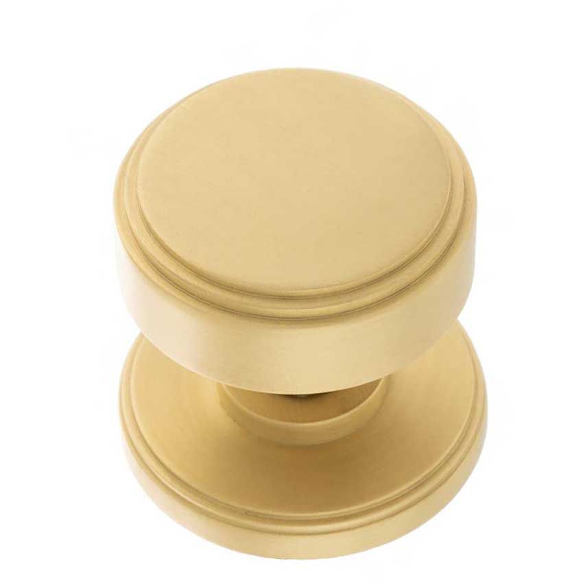 Picture of Boulton Satin Brass Stepped Mortice Knob - MH350SMKSB