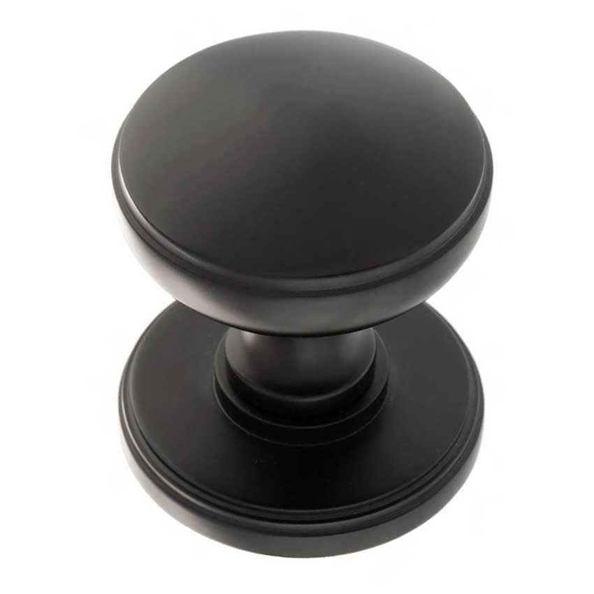 Picture of Edison Matt Black Domed Mortice Knob - MH400DMKMB