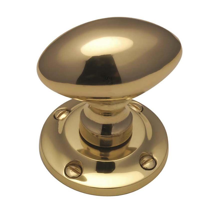 Picture of Suffolk Mortice Knob In Polished Brass Finish - V960-PB