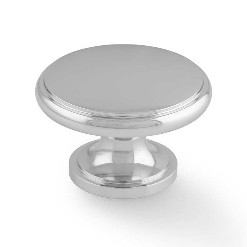 Picture of Cambridge Round Cupboard Knob In Polished Chrome - AW849-38-PC