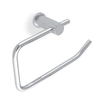 Picture of Brunel Diamond Knurled Toilet Roll Holder In Polished Chrome - AW450PC