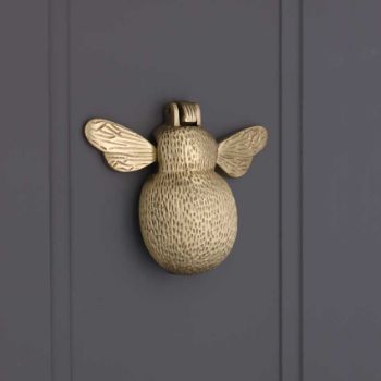 Picture of Bumble Bee Door Knocker In Satin Brass - SB4111SB