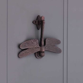 Picture of Dragonfly Door Knocker In Aged Bronze - SB4108ABZ