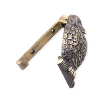 Picture of Owl Door Knocker In Antique Brass - SB4109ANT