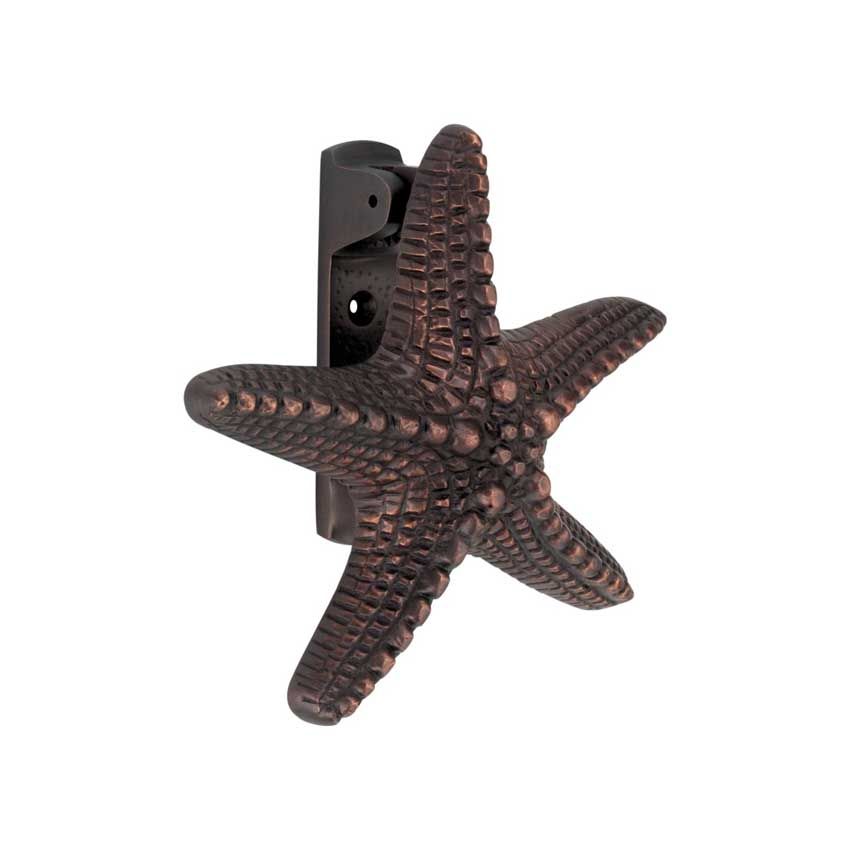 Picture of Starfish Door Knocker In Aged Bronze - SB4112ABZ