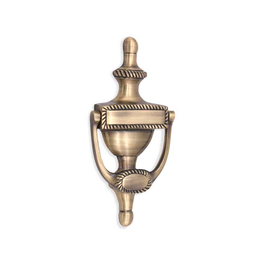 Picture of Georgian Door Knocker In Antique Brass - SB4105ANT