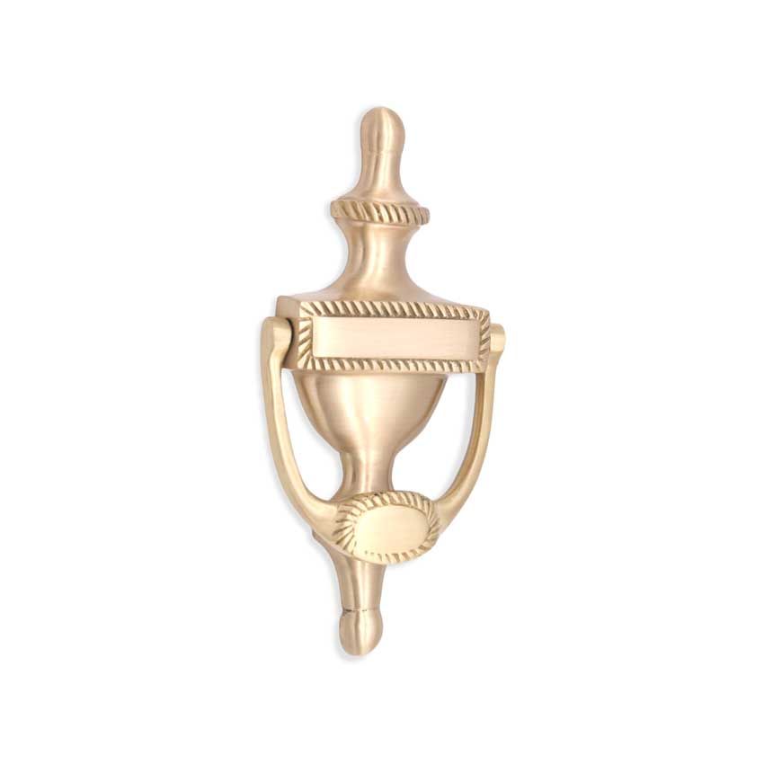 Picture of Georgian Door Knocker In Satin Brass - SB4105SB