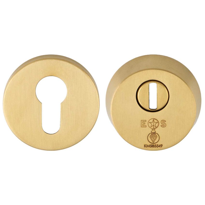 Picture of 2 Star Security Escutcheon Set in Satin Pvd - AEB1750SPVD