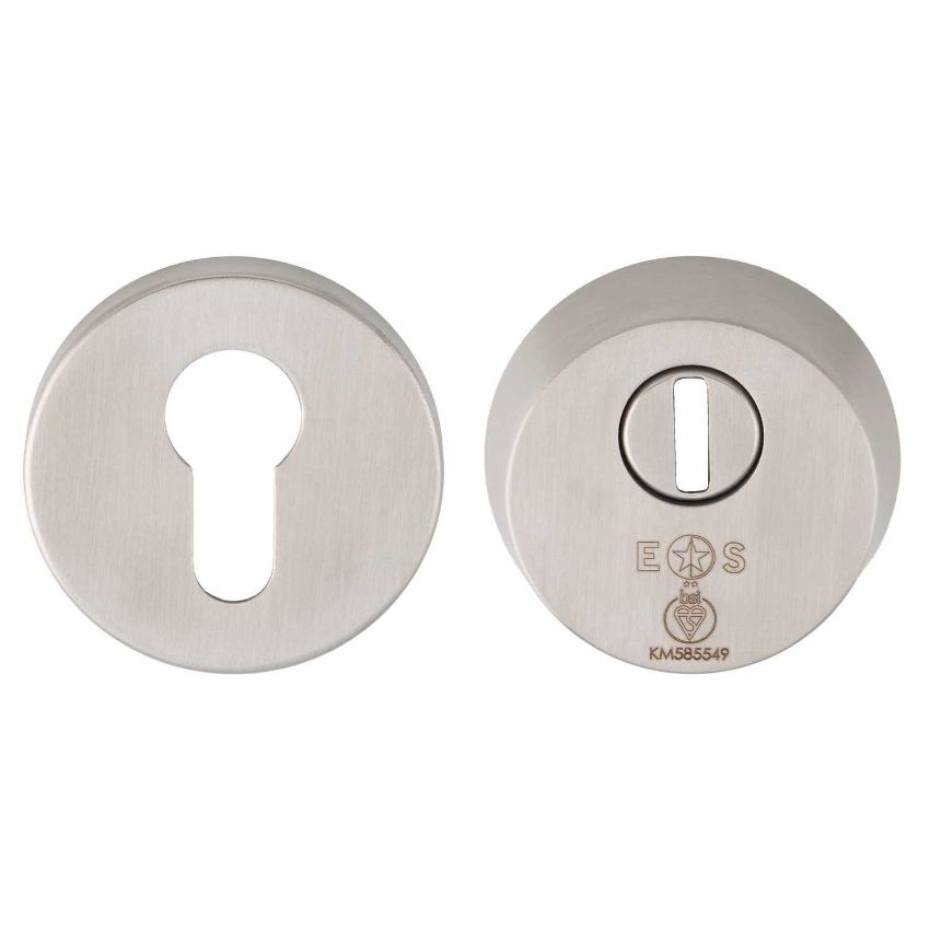 Picture of 2 Star Security Escutcheon Set in Satin Stainless Steel - AEB1750SSS