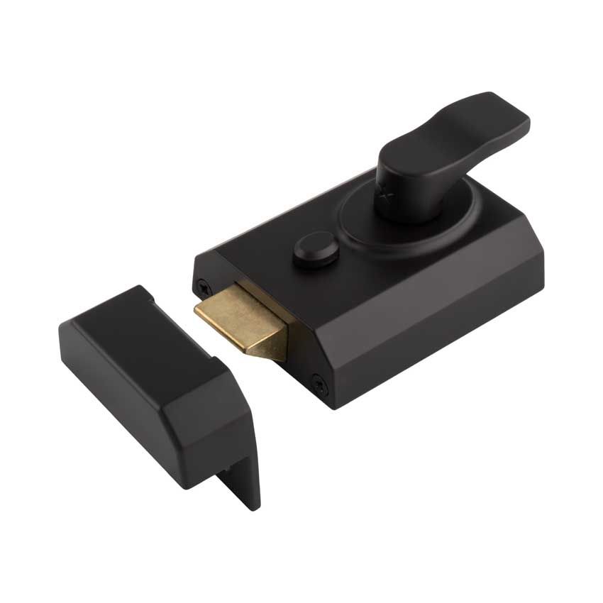 Picture of Rim Cylinder Night Latch In Matt Black - RCN8260MB