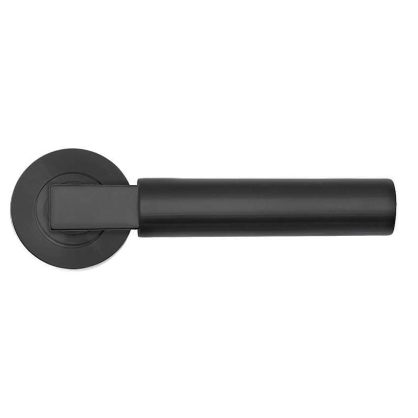 Picture of Rosso Tecnica Garda PVD Black Door Handles - Rt050-PVDBLK