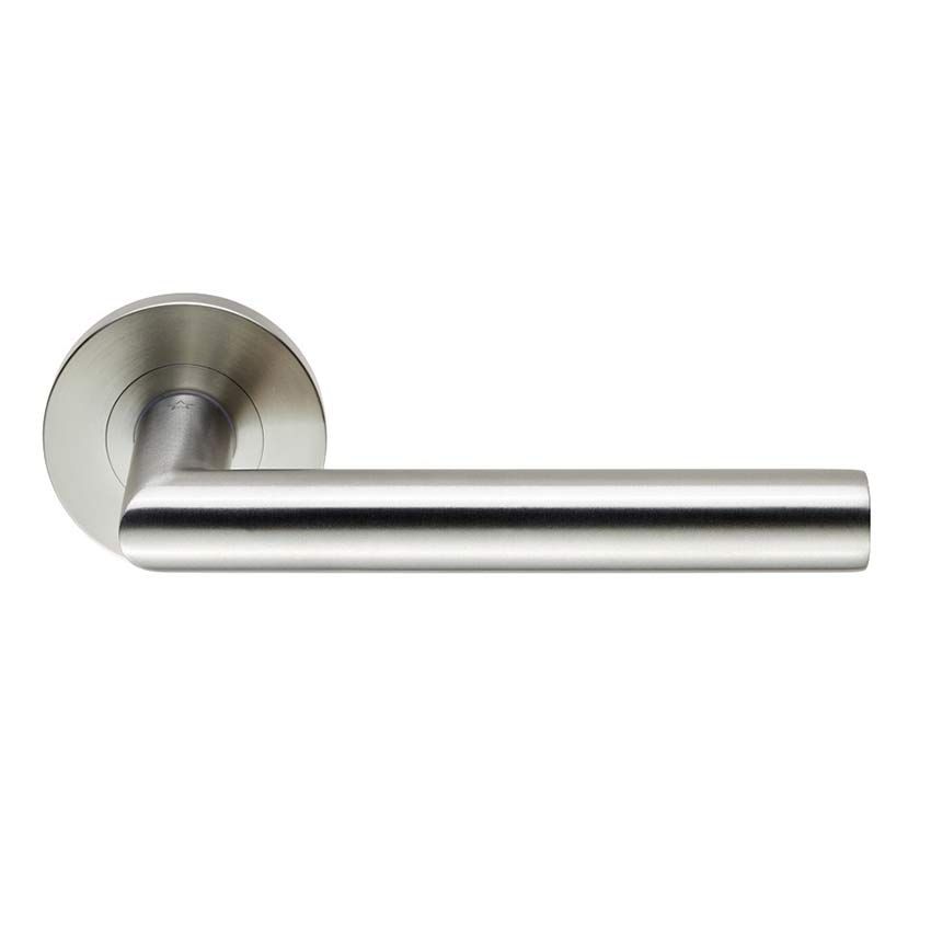 Picture of Steelworx Treviri Door Handle In Satin Stainless Steel - SWL1192SSS