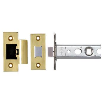 Heavy sprung quality tubular latch In PVD Brass