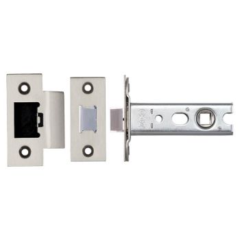 Heavy sprung quality tubular latch In Satin Nickel