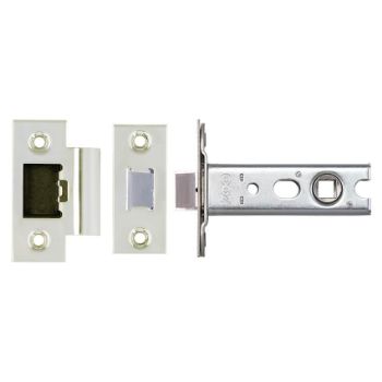 Heavy sprung quality tubular latch In Polished Nickel