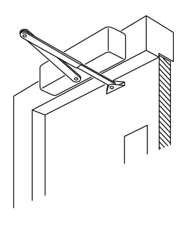 Figure 61 door closer mounting